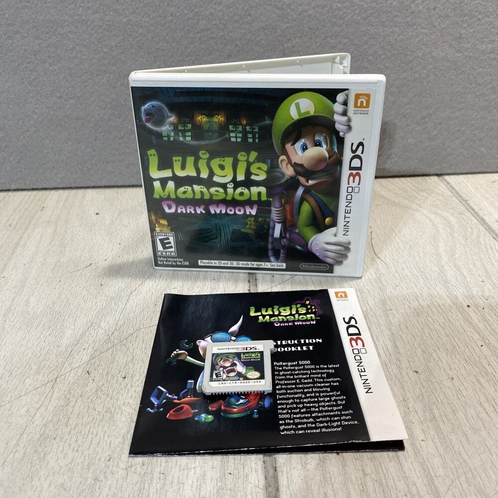 Luigi's Mansion: Dark Moon - Nintendo 3DS Complete In Box